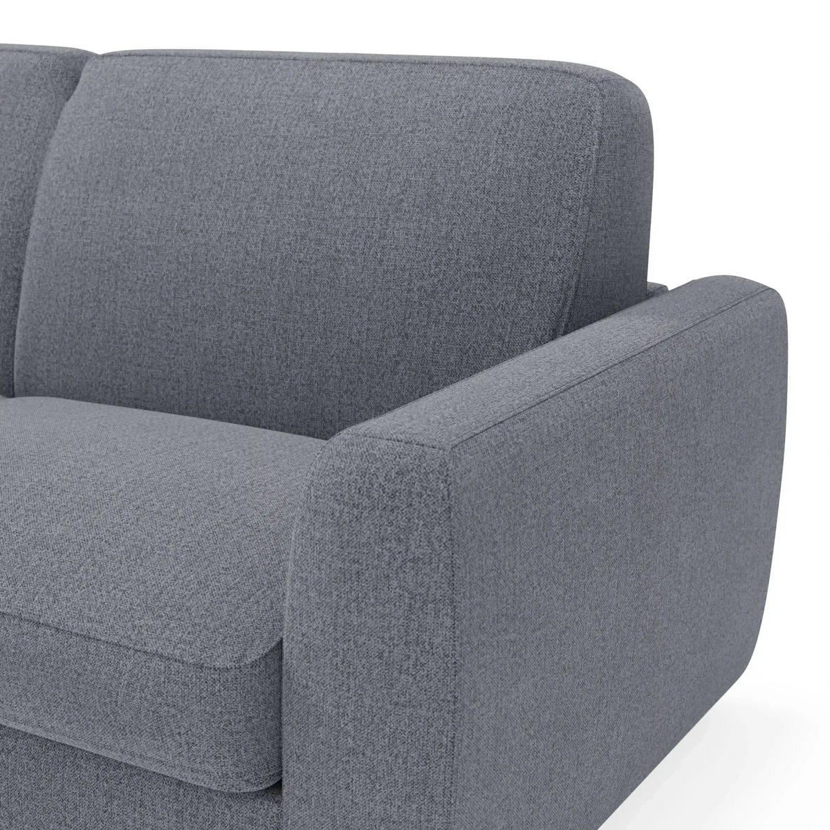 SCHLAFSOFA Leonida - Blau, Metall (202/92/98cm) - Divani.store