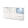 SIDEBOARD Metro Einsatz in Denim matt - Pastellblau, Holzwerkstoff (153/88/38cm) - Vladon