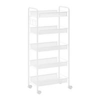 ROLLWAGEN Sandro Weiß Metall - Weiß, Metall (45/105/26cm) - Bessagi Home