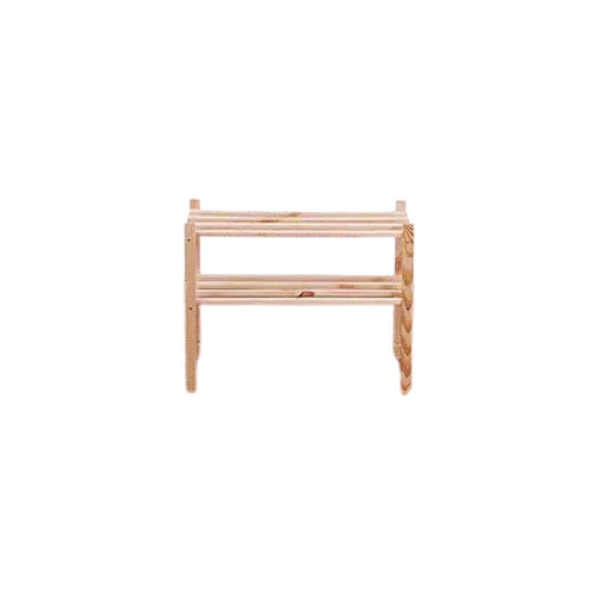 HOLZREGAL TIMBERCRAFT 50x65x28,5cm 2 Fachboden 1,4cm dickes Kiefernholz Natur - Naturfarben, Holz (65/50/28.5cm) - PROREGAL