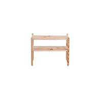 HOLZREGAL TIMBERCRAFT 50x65x28,5cm 2 Fachboden 1,4cm dickes Kiefernholz Natur - Naturfarben, Holz (65/50/28.5cm) - PROREGAL