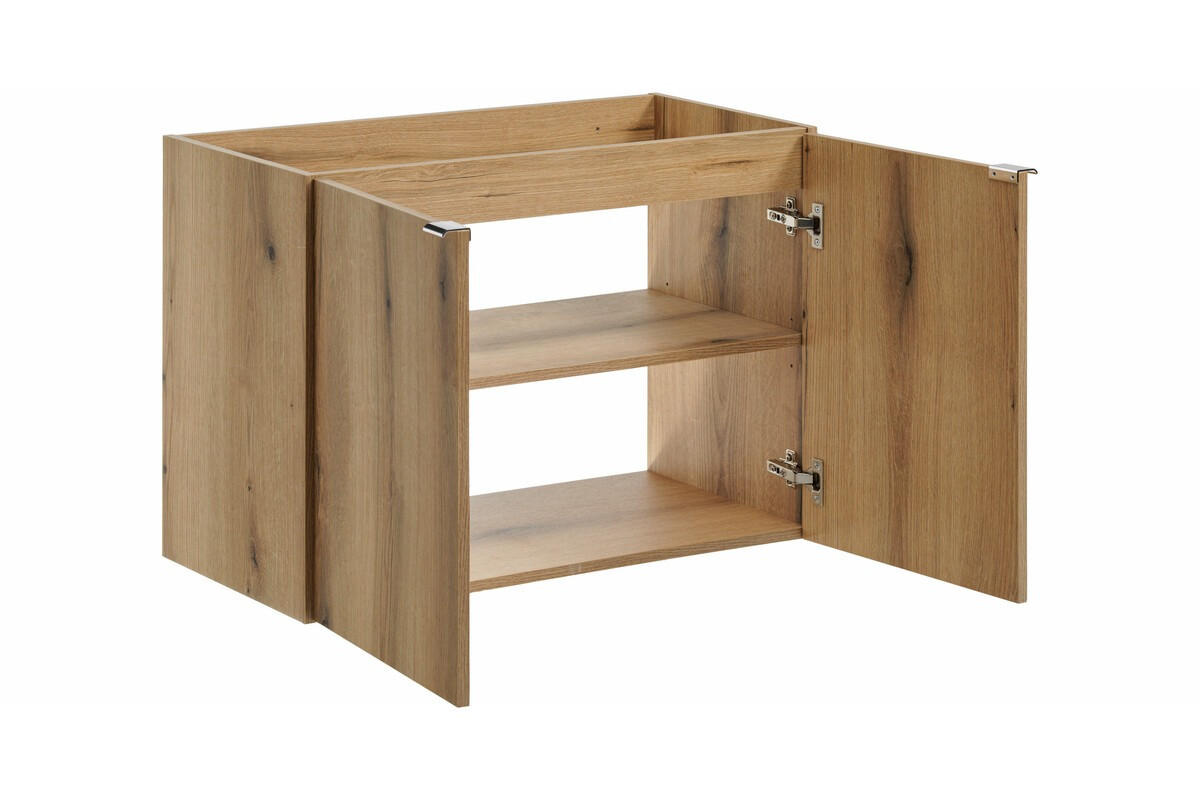 WASCHTISCHUNTERSCHRANK 80 cm 2Teile - Nova Oak N BM250 in Coast Evoke Oak - Eiche Wotan, Holz (80/57/40cm)
