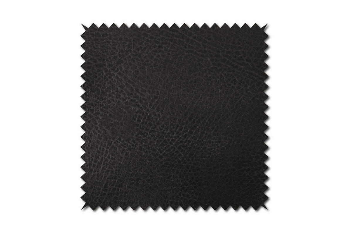 RELAXSESSEL FERREIRA Schwarz Lederfaserstoff Relaxfunktion - Schwarz, Leder/Metall (78/106/84cm) - KAWOLA