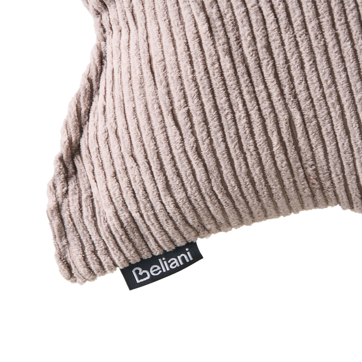 DEKOKISSEN 3er-Set Cremeweiß 35/35 cm Luna - Beige/Multicolor, Textil (30/35cm) - Beliani