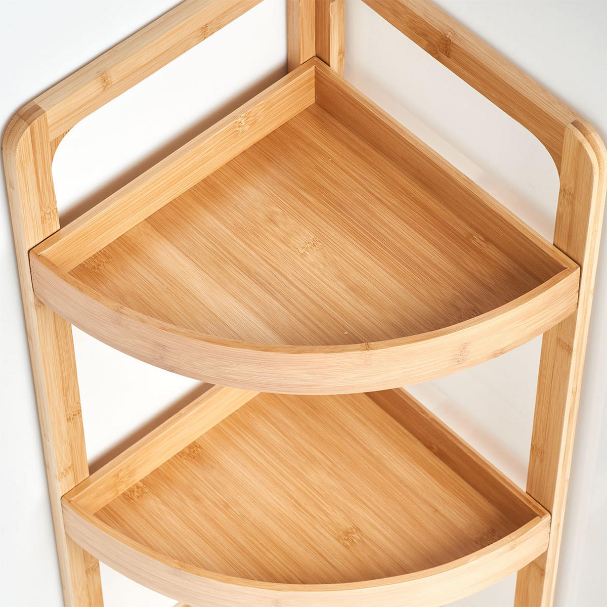 ECKSCHRANK für das Badezimmer 29/29/85 cm - Braun, Naturmaterialen (29/85/29cm) - ZELLER