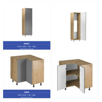 WINKELKÜCHE 300 cm x 140 cm- Langen KL6-M300 - in Beige/Matt - Beige/Schwarz, Holz/Holzwerkstoff (440/212/58cm) - Milaros Markt