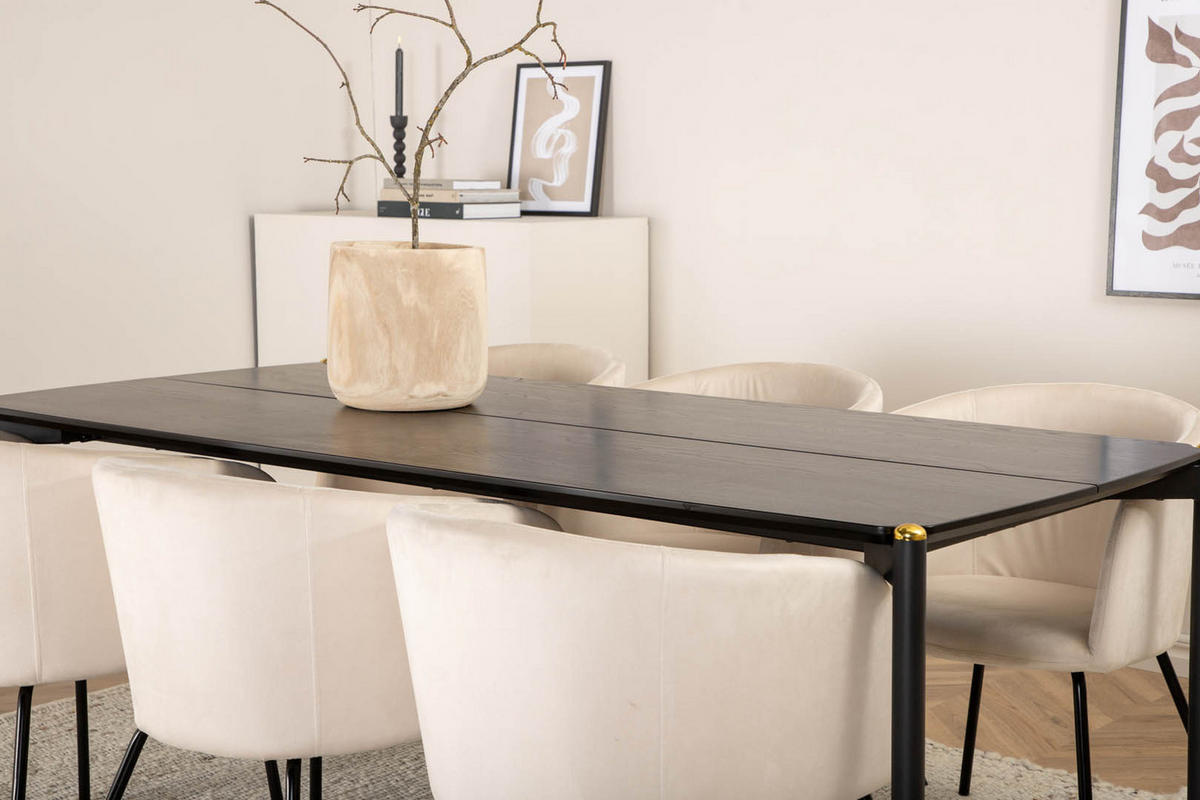 TISCHGRUPPE Beige - Beige, Holzwerkstoff (90/75/190cm) - ebuy24