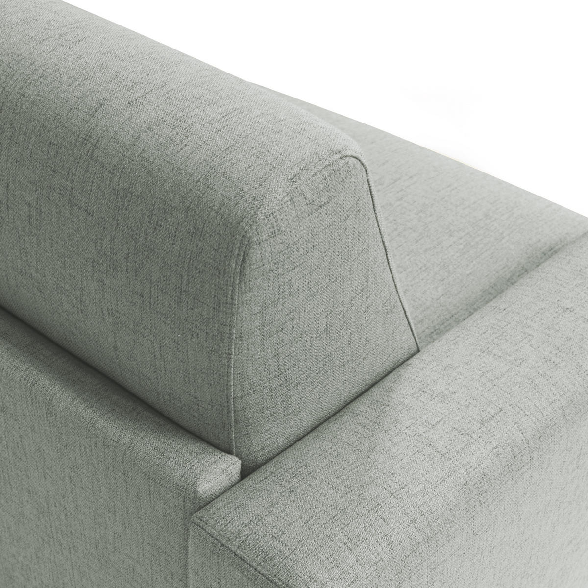 SCHLAFSOFA Nixon - Hellgrau, Textil (200/93/96cm) - Divani.store