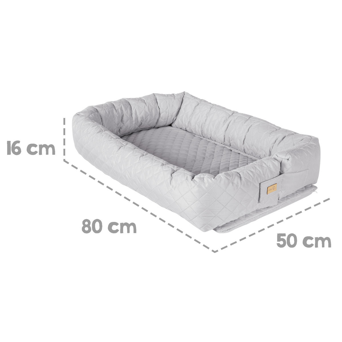 BABYLOUNGE roba Style grau - Grau, Textil (87/60cm) - Roba
