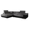 ECKSOFA Torezio, Seite: Links - Graphitfarben, Holz/Textil (274/203cm) - MIRJAN24