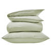 MAKOSATIN BETTWÄSCHE Nightlife Deluxe aus Baumwolle 155 x 220 cm - Salbeigrün, Textil (135/200cm) - Butlers