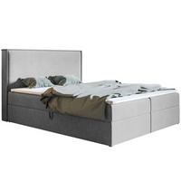 BETT Grau FOX 9 140x200 cm - Grau, Textil (140/200cm) - Sepro Meble