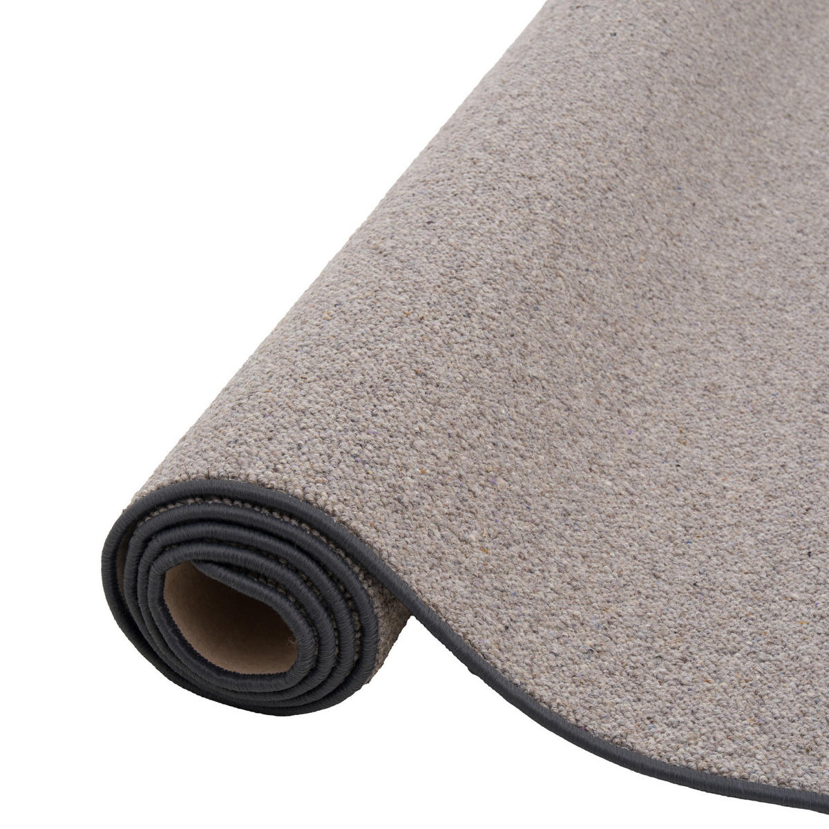 NATUR TEPPICH WOLLE BERBER - Anthrazit, Textil (80/160cm) - Snapstyle