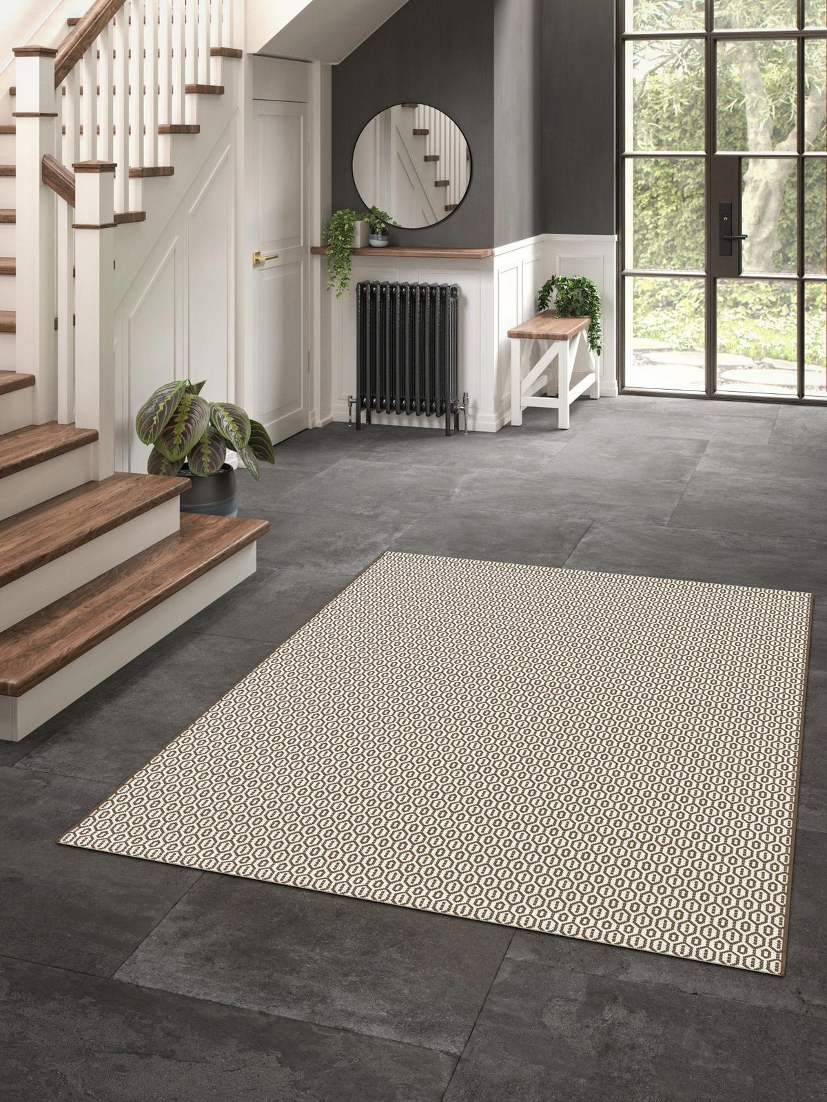 TEPPICH für Innen und Außen bruin - Braun, Textil (160/230cm) - AFK Living