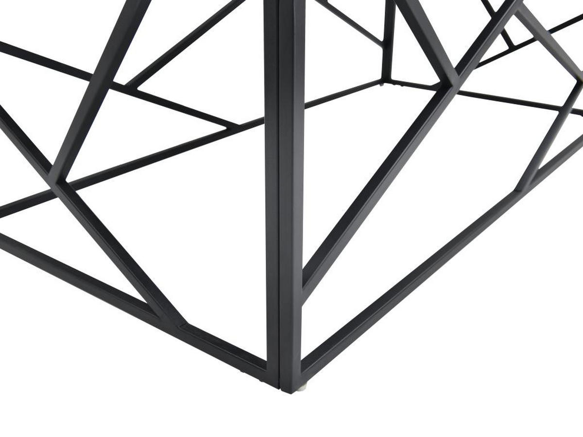 COUCHTISCH - Keramik & Metall - Marmor-Optik Schwarz - MELRONE - Schwarz, Keramik (120/60/40.5cm) - Pascal Morabito