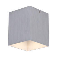 LED DECKENSPOT Bantry Silber Aluminium - Silberfarben, Metall (10/10/12cm)