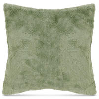 KISSENHÜLLE Plüschig Salbei 45x45 cm - Salbeigrün, Textil (45/45cm)
