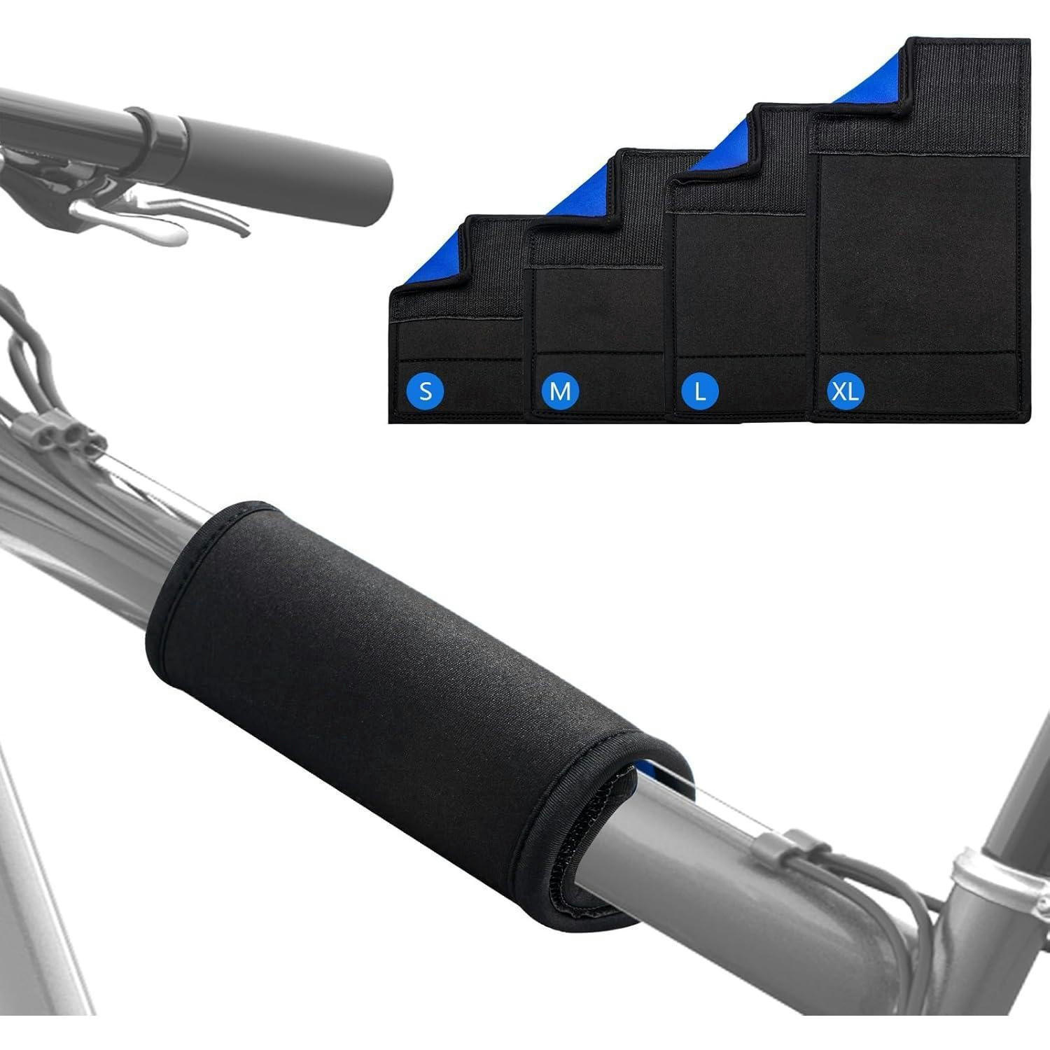 FAHRRAD Rahmenschutz 4er Set S/M/L/XL Neopren - Schwarz, Textil (12/1.5/15cm)