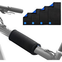 FAHRRAD Rahmenschutz 4er Set S/M/L/XL Neopren - Schwarz, Textil (12/1.5/15cm)