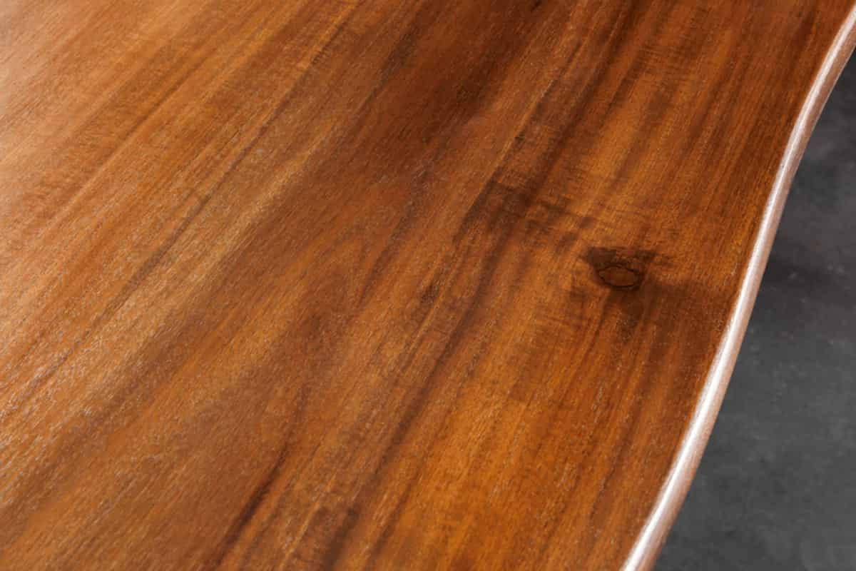 ESSTISCH GENESIS Akazie Braun 200cm - Schwarz/Braun, Holz/Metall (100/200/77cm) - riess-ambiente