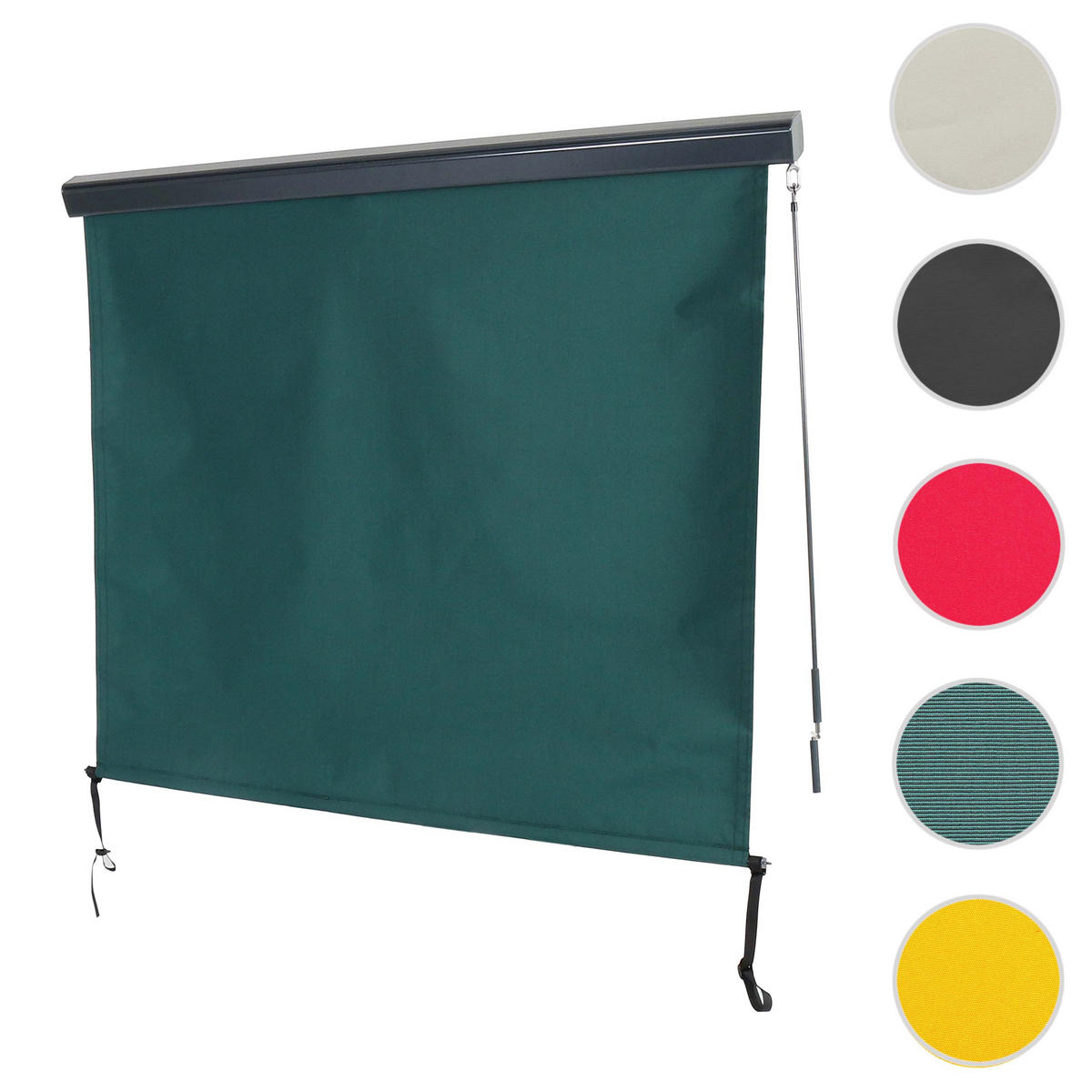 VERTIKALMARKISE Blau - Blau, Textil (180/250/8cm) - MCW