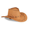 COWBOYHUT - Hellbraun, Textil (35.5/16/39cm) - Relaxdays