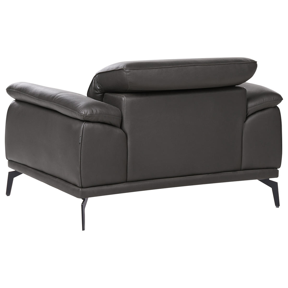 SESSEL Stoff Schwarz Vejen - Schwarz, Textil (112/91/92cm) - Beliani