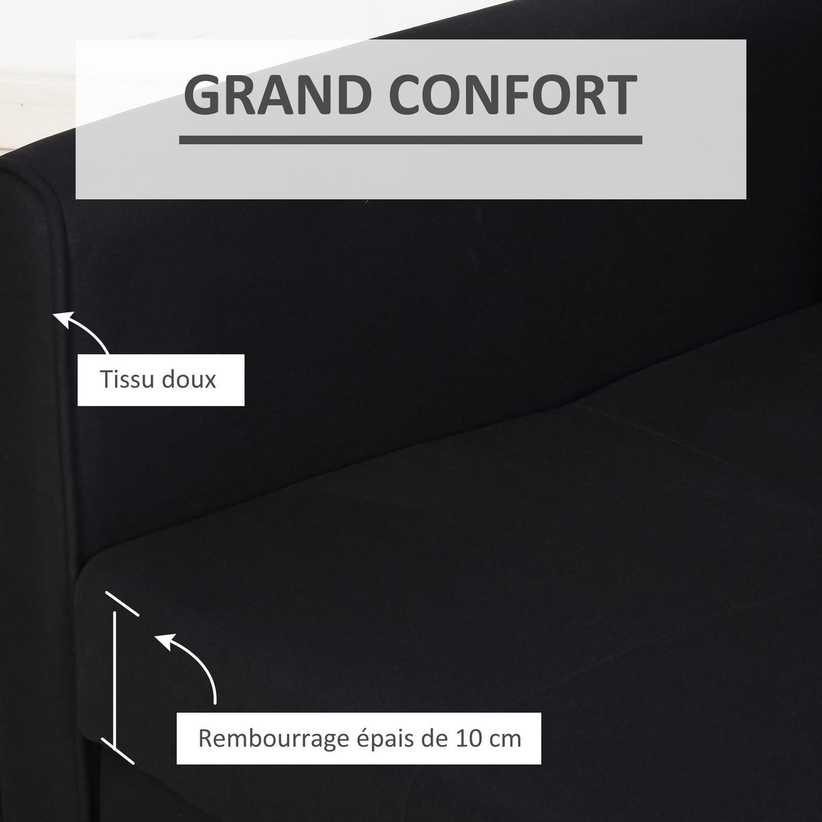 SCHLAFSOFA 2er-Sitz DE-14605 mit integriertem Stauraum Dunkelgrau - Dunkelgrau, Textil (152/81/101cm) - ComfortXL