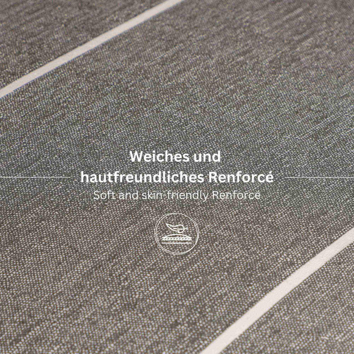 RENFORCÉ KISSENBEZÜGE HARPLINES - Anthrazit, Textil (40/80cm) - Esprit