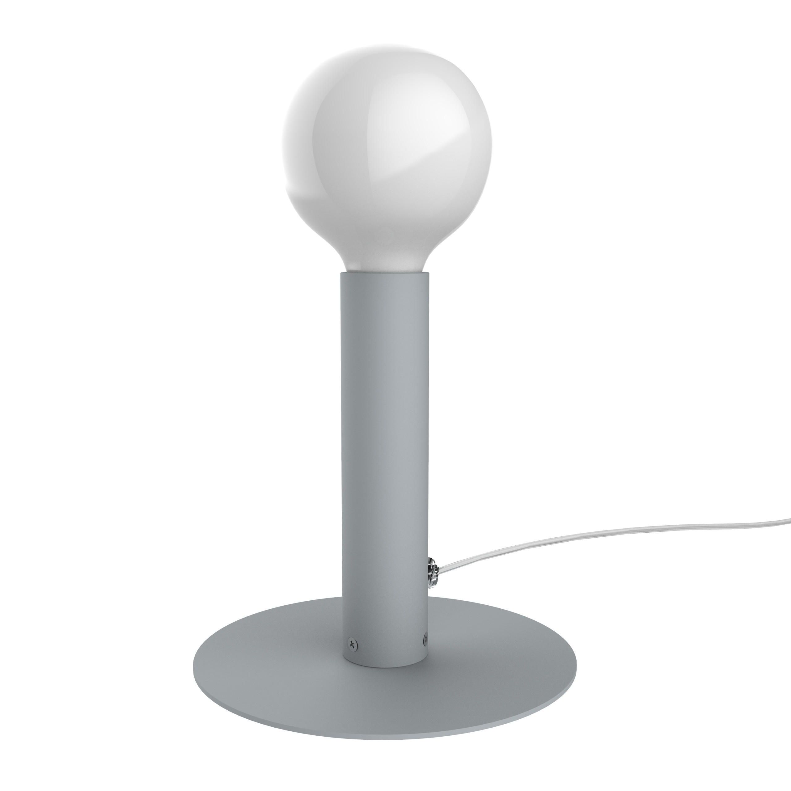 TISCHLEUCHTE - Grau, Metall (4/4/20cm) - Lumicom