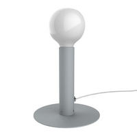 TISCHLEUCHTE - Grau, Metall (4/4/20cm) - Lumicom