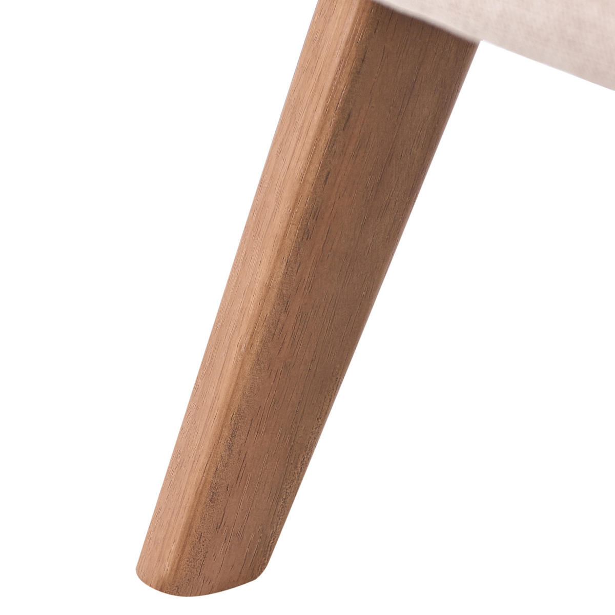 SESSEL Kunstleinen Beige Evje - Hellbraun, Textil (70/81/72cm) - Beliani