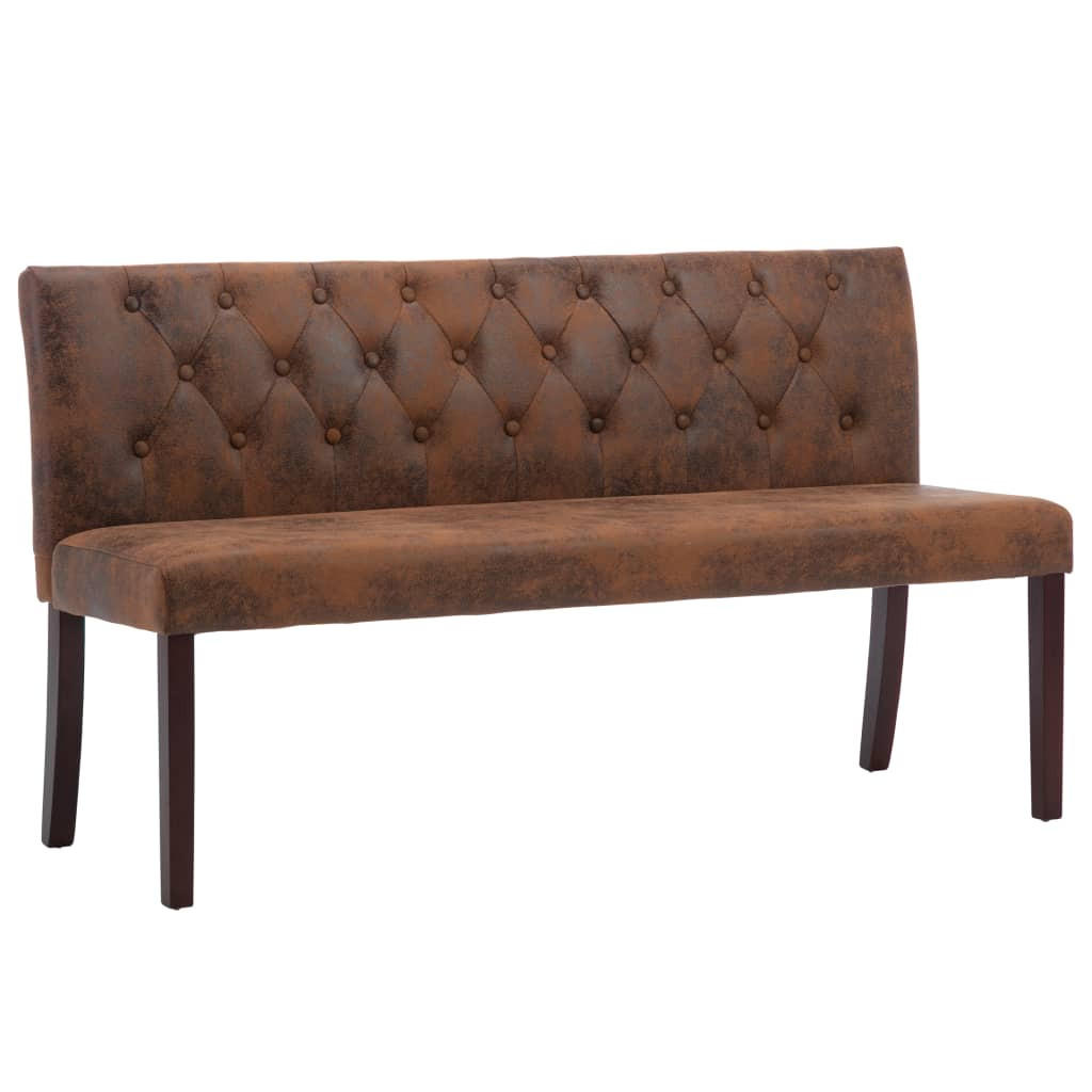 Deluke Sitzbank Braun 148.5x84.5x52 cm