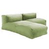 GARTENSOFA mit 2 Sitzplätzen, Kaktusgrünen - Grün, Textil - Oviala