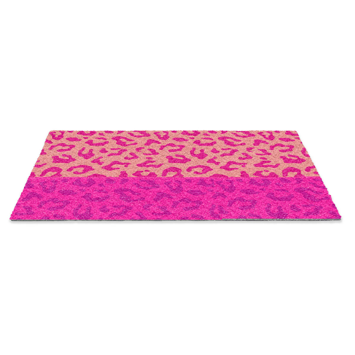 FUSSMATTE Pantherdruck - Rosa - Tierdruck - Minimalistisch Sauberlaufmatte 60x40 cm - Pink, Kunststoff (60/0.4cm) - MuchoWow
