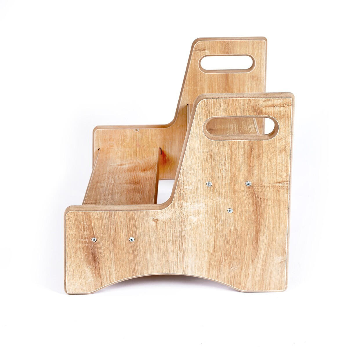 KINDERTRITT mit eichenoptik 34/43,5/36 cm - Eichefarben, Holzwerkstoff (34/36/43.5cm) - Calicosy