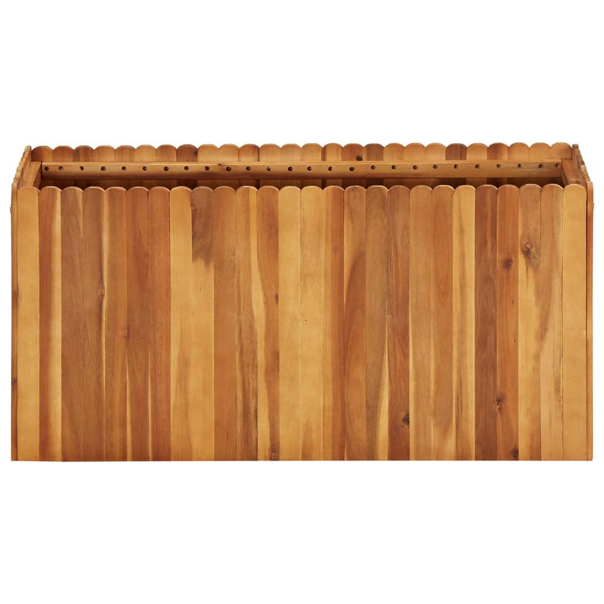 HOCHBEET aus Holz JONA 100x30x50 cm Akazienholz - Braun, Holz (100/50/30cm) - DELUKE