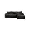 ECKSOFA MOS L BIS Itaka 27 Rechts mit Schlaffunktion - Dunkelgrau, Textil (220/143cm) - Bedante