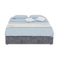 POLSTERBETT 140/200 cm mit Gaslift, modernem Design und stabilem Bettrahmen, Grau - Grau, Textil (140/200cm) - Redom