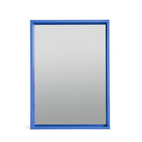 SPIEGEL aus MDF 70/50 cm Preußischblau NIKO - Blau, Holzwerkstoff (54/74/8cm) - RNT By Really Nice Things