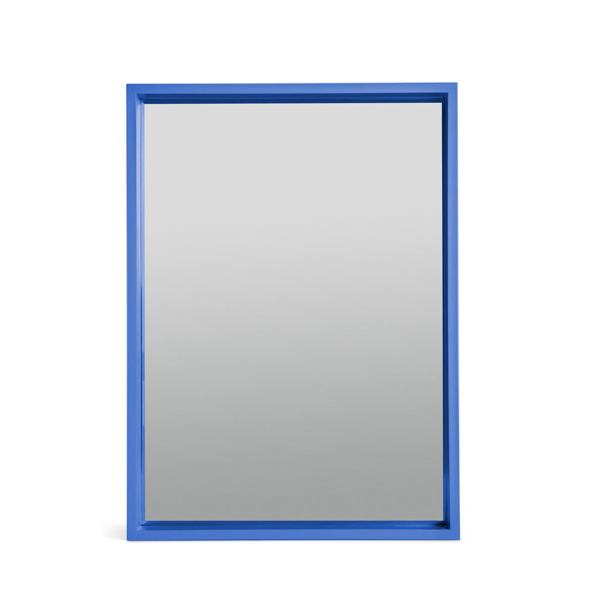 SPIEGEL aus MDF 70/50 cm Preußischblau NIKO - Blau, Holzwerkstoff (54/74/8cm) - RNT By Really Nice Things