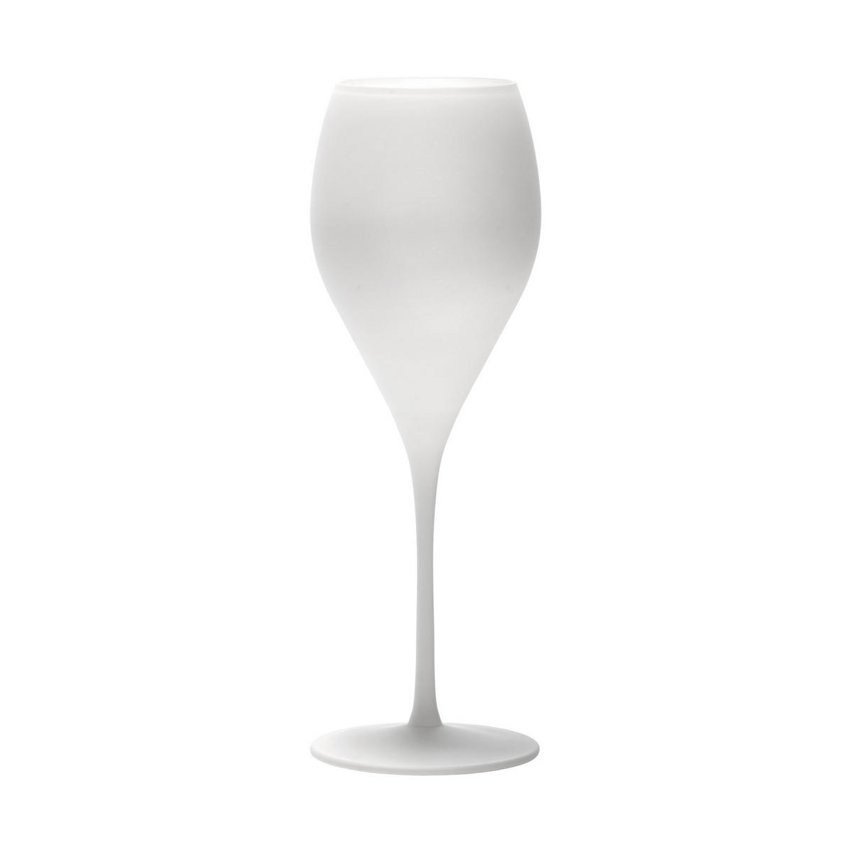 CHAMPAGNERGLÄSER Prestige weiß 345 ml - Weiß, Glas (0.345L) - Stölzle Lausitz
