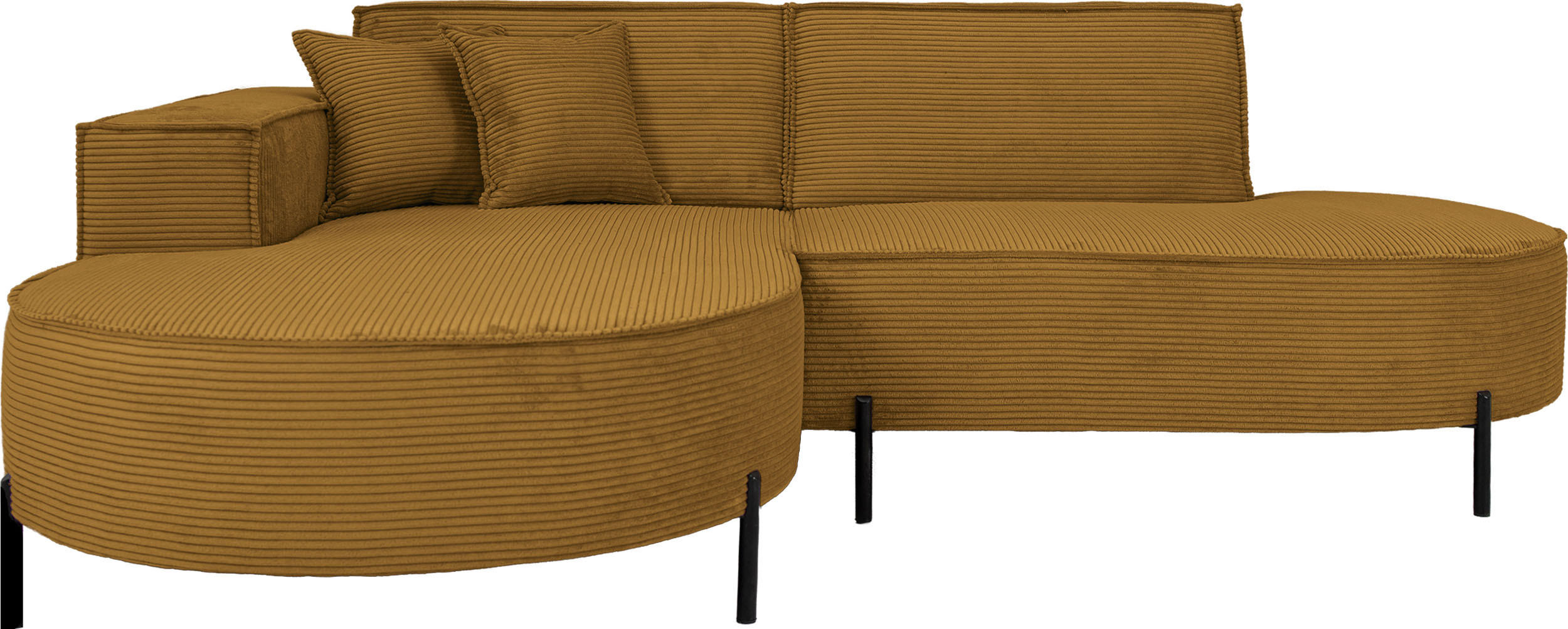 WFL Group Ecksofa Gelb 241x168 cm