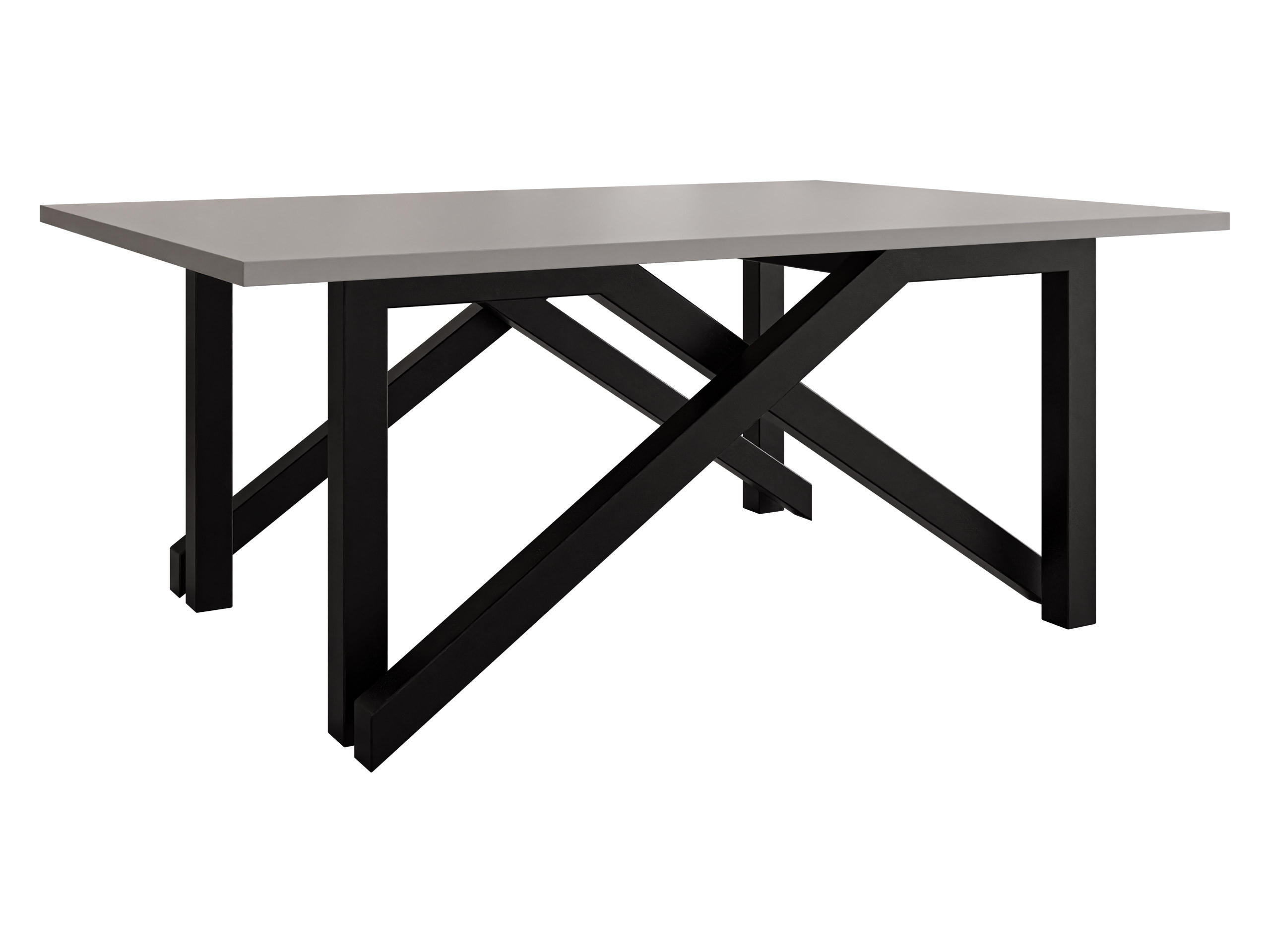 2-IN-1 COUCHTISCH UND ESSTISCH Xena Bis - Hellgrau/Schwarz, Holzwerkstoff/Metall (70/100/45cm) - MIRJAN24