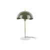 TISCHLAMPE Waved Dome 30/30/56 cm - Grün, Metall (30/30/56cm) - Leitmotiv