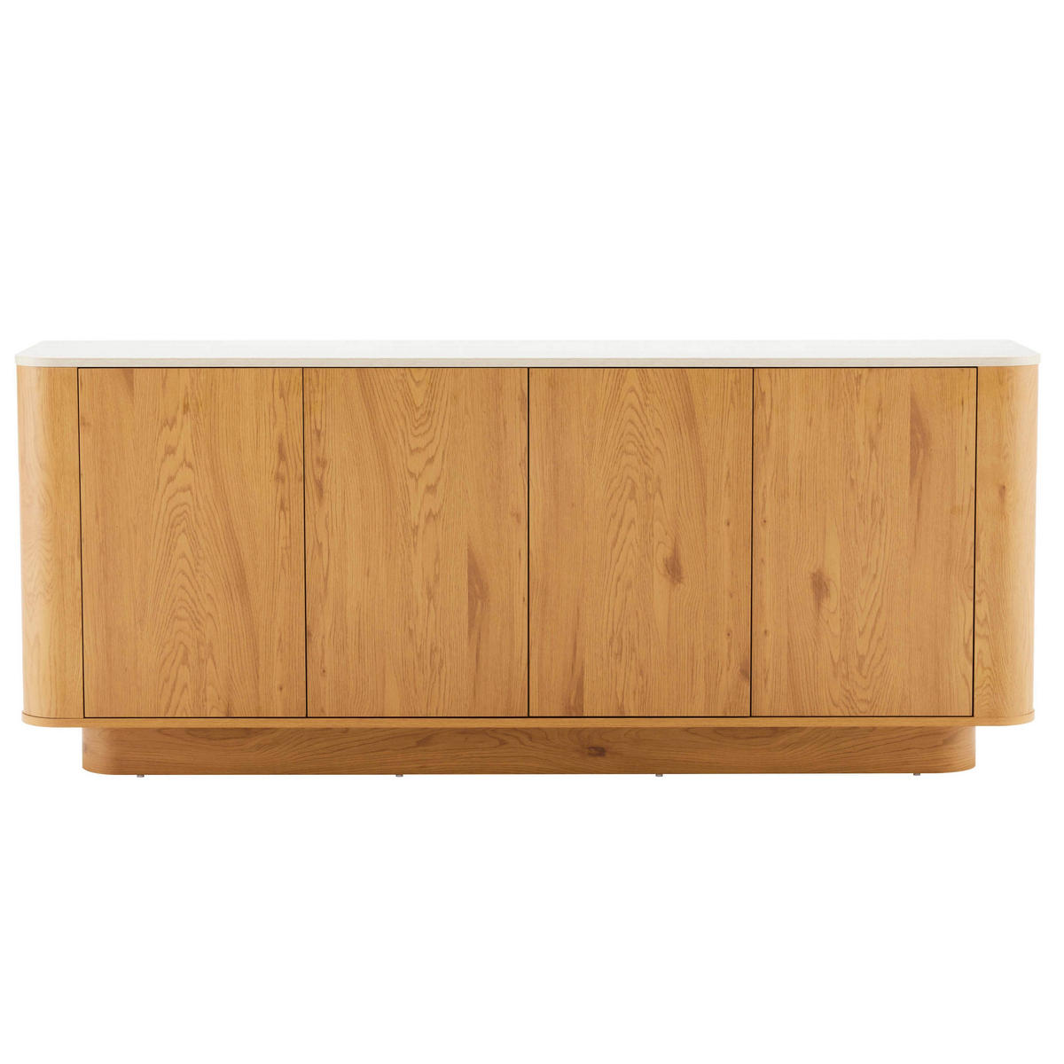SIDEBOARD, helles Holz - Beige, Holz (180/75/40cm) - Oviala