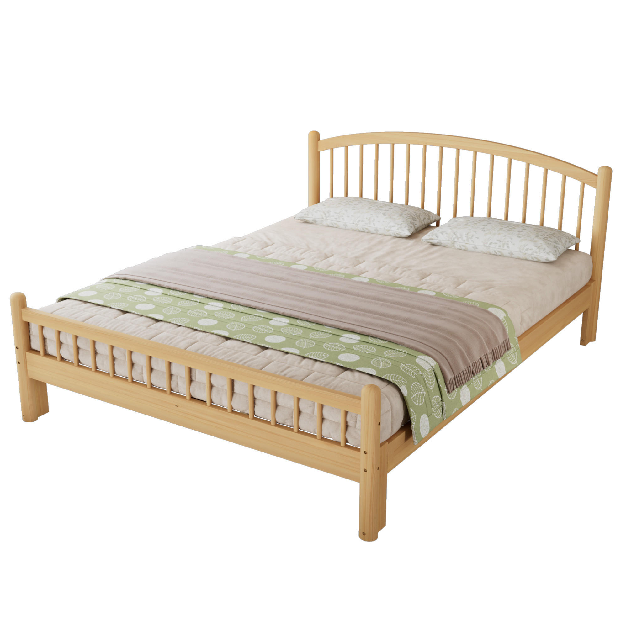 Ivmeu Einzelbett Beige 140x200 cm