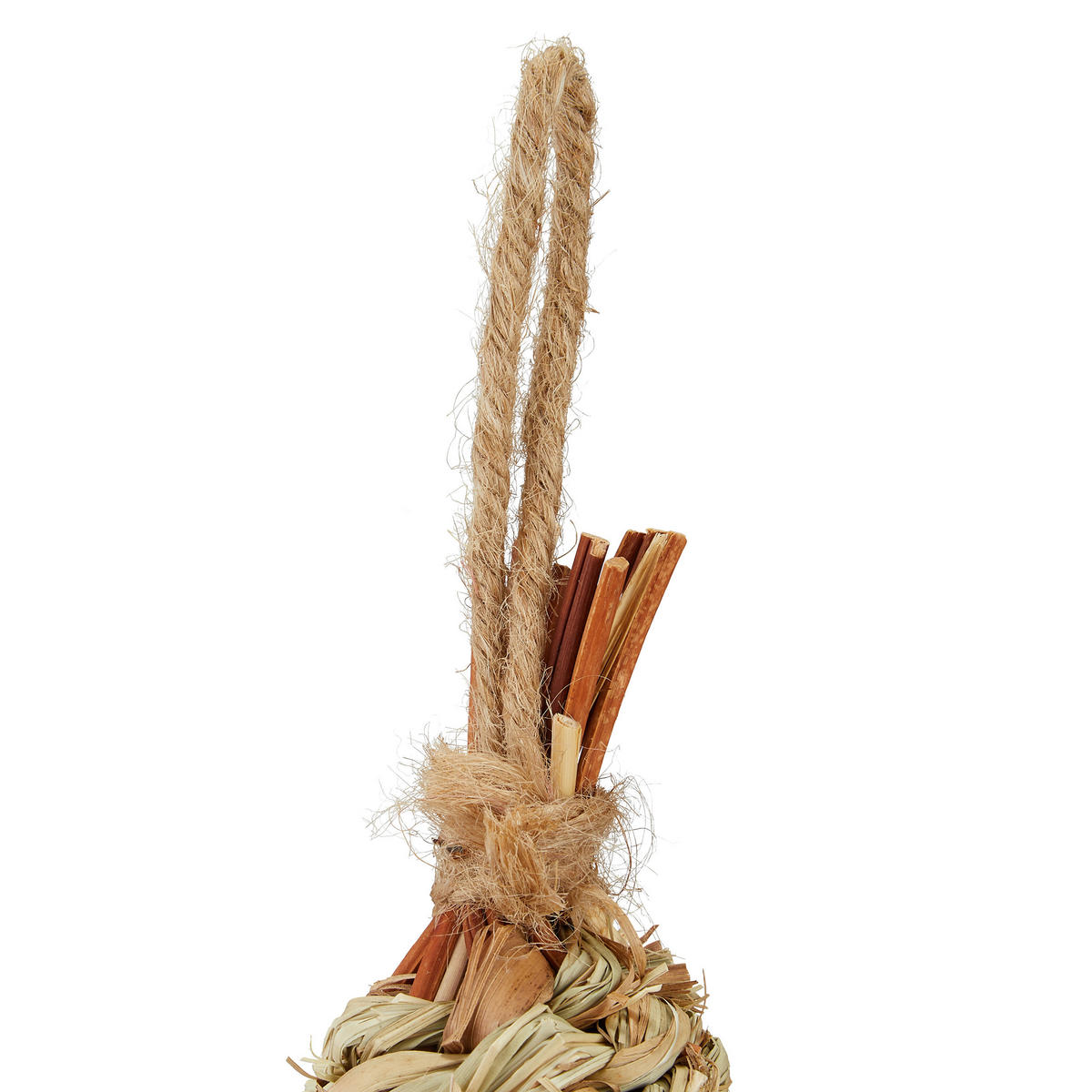 VOGELNEST - Hellbraun, Textil (12/29/12cm) - Relaxdays