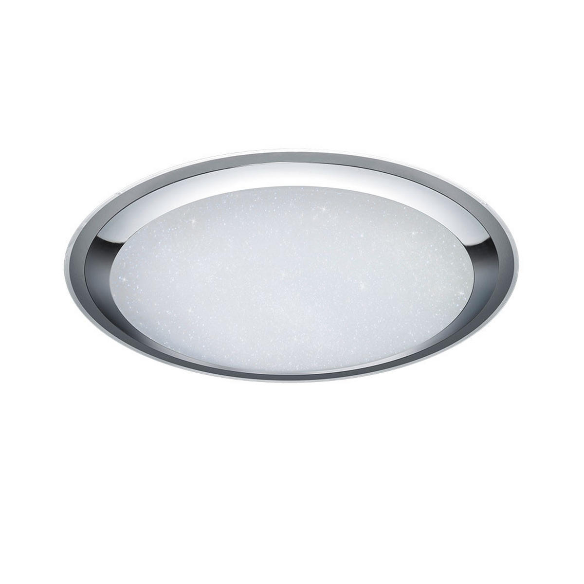 LED DECKENLEUCHTE Sterneneffekt Weiß - Silberfarben, Glas (85/85/12.5cm)