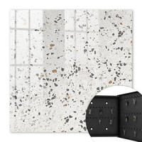 SCHLÜSSELBOX Schwarz 30x30 cm- Türöffnung nach rechts - Moderne Textur - Grau, Metall (30/30/5cm) - TULUP